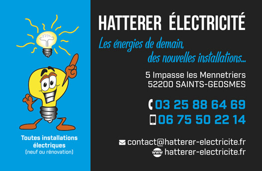 électricien certifié et diplômé Langres et Haute-Marne, Hatterer électricité